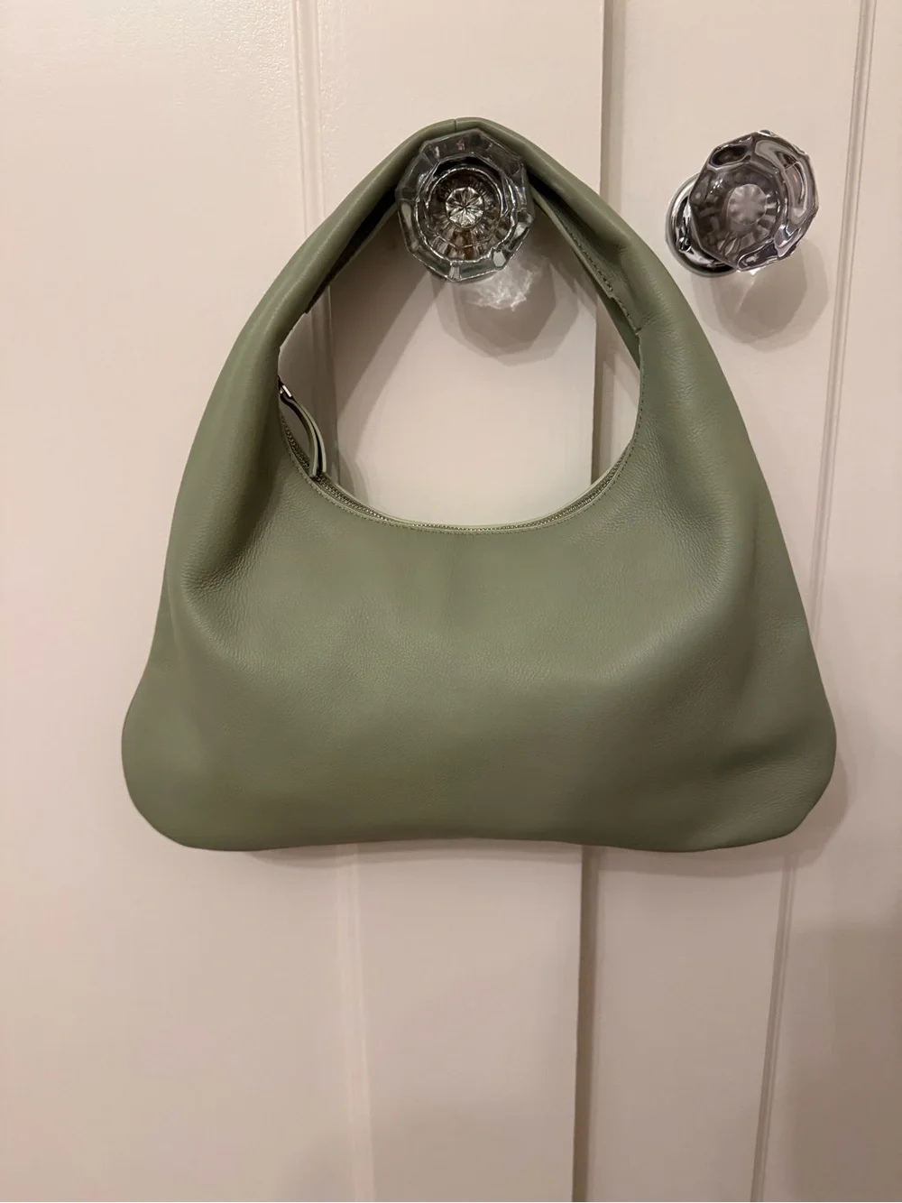 The Row Women’s Small Everyday Leather Shoulder Bag in Green